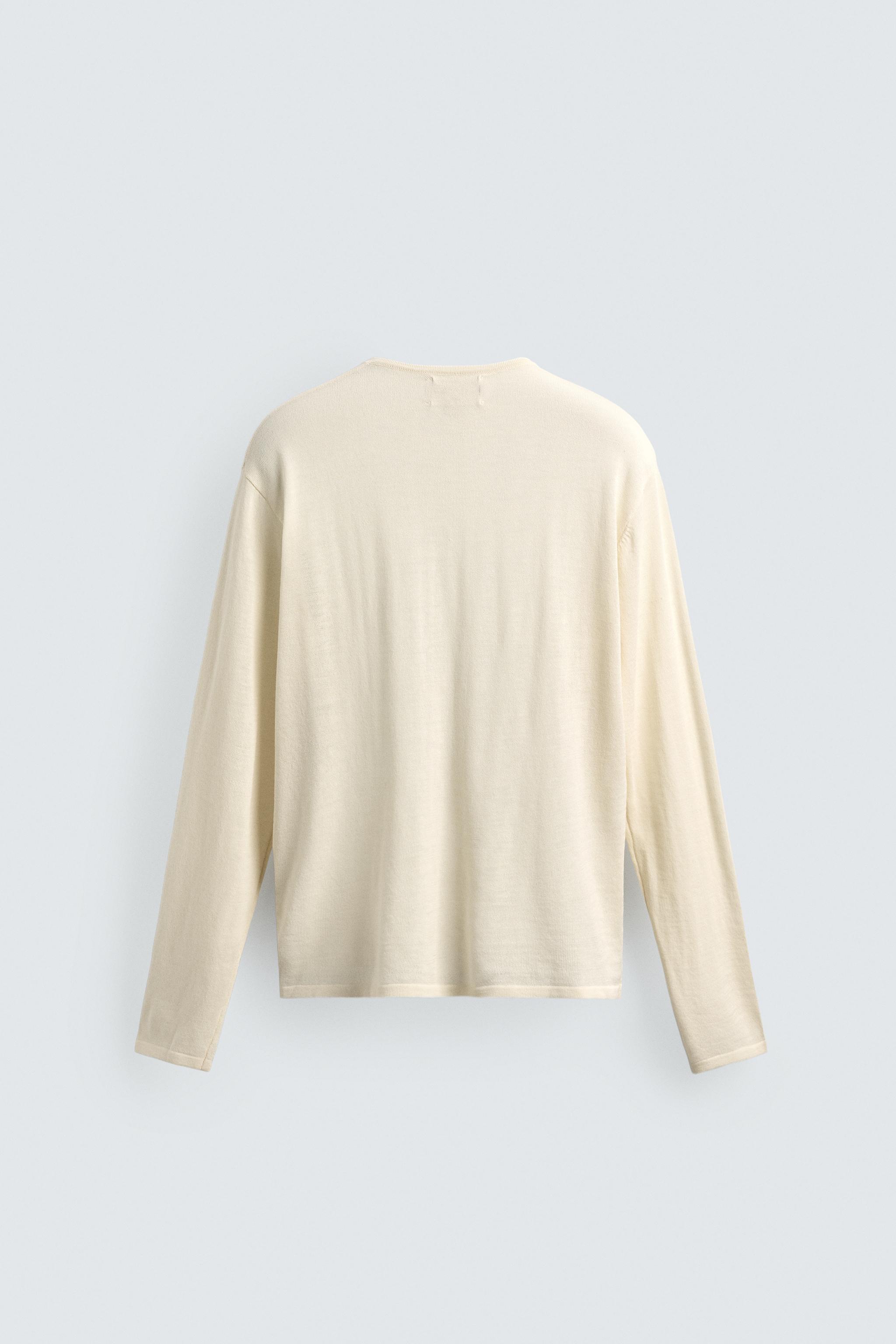 PULL COL TUNISIEN LAINE - COTON